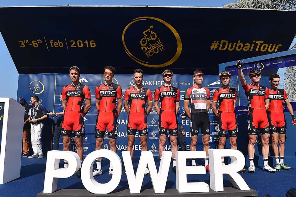 BMC sign on ahead of the stage