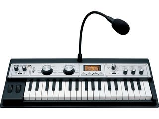 The microKORG XL has a streamlined retro interface.