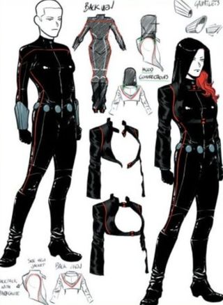Black Widow redesign by Elena Casagrande
