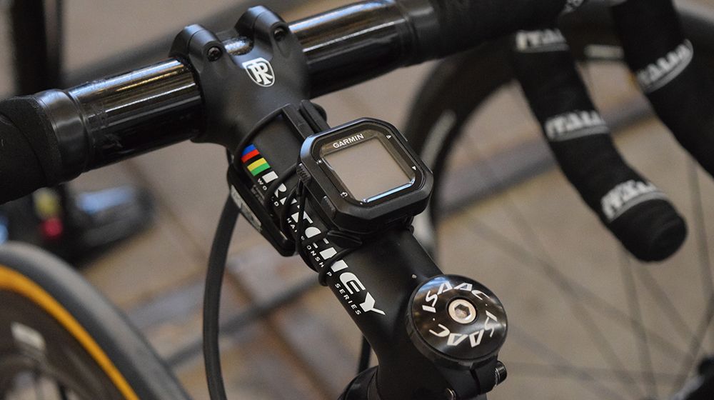 Some riders opt for the entry level Garmin Edge 25 computer