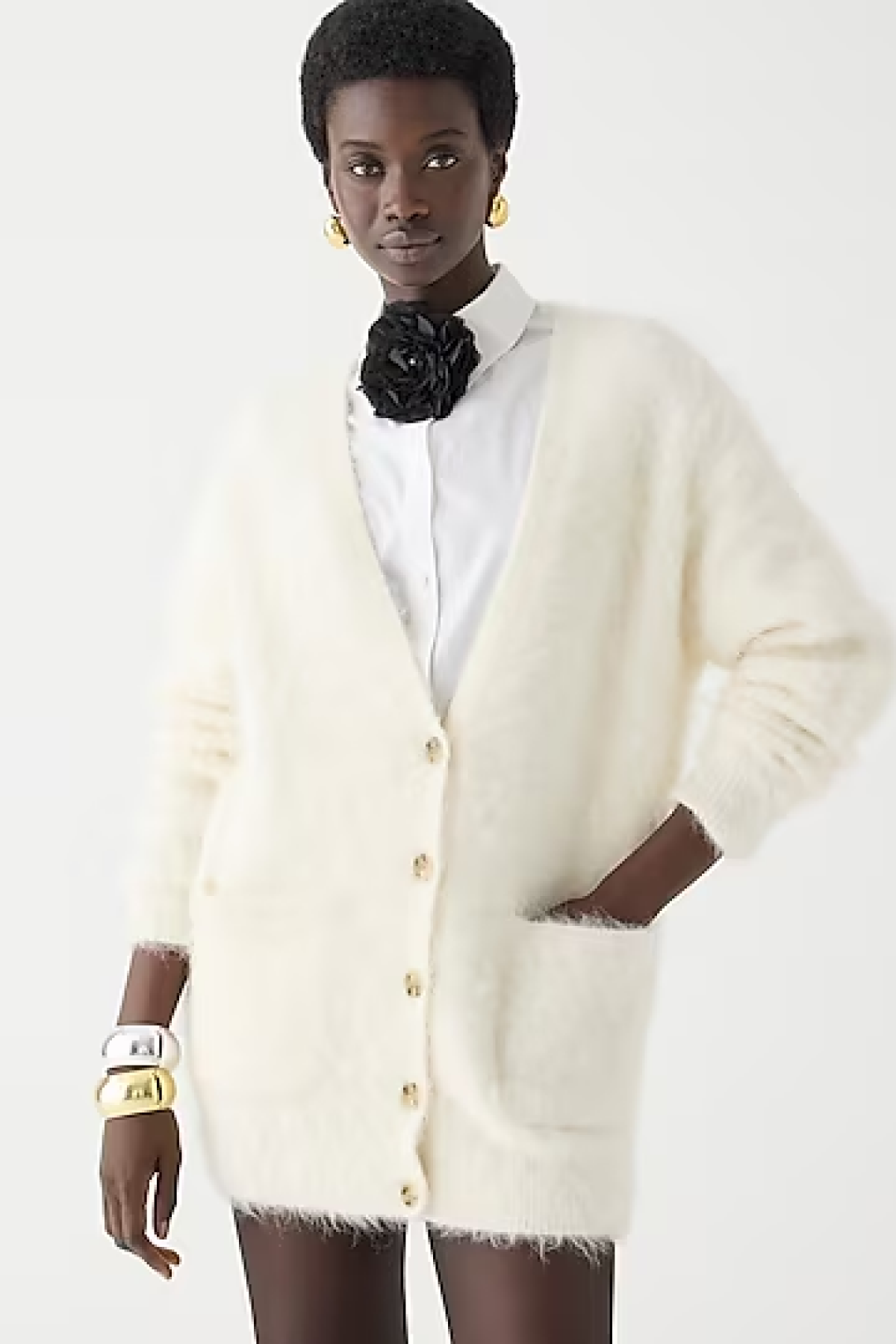 J.Crew Relaxed V-neck Cardigan Sweater