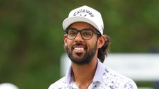 Akshay Bhatia smiles at the 2024 Valero Texas Open