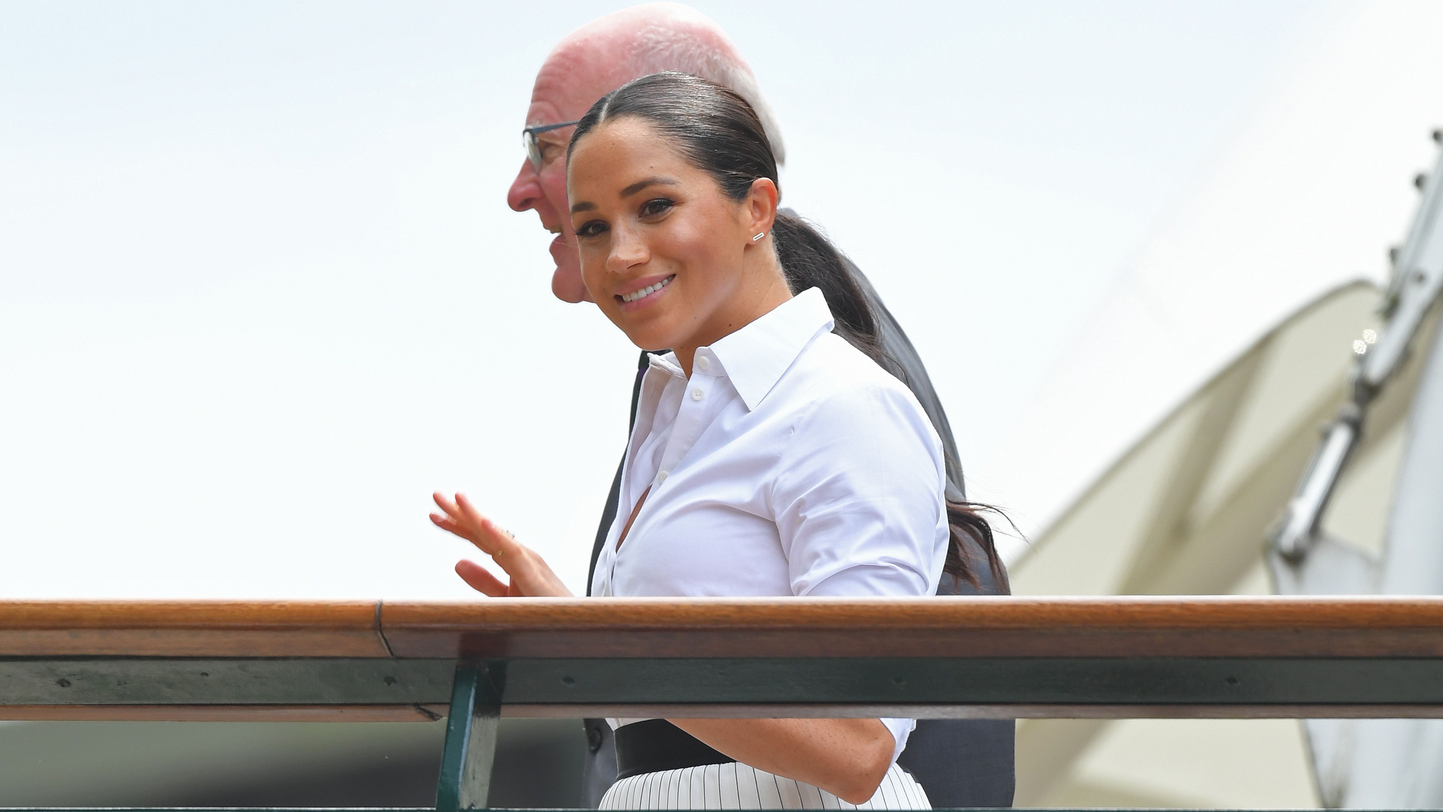 Pippa Middleton at Wimbledon with Kate Middleton and Meghan Markle ...