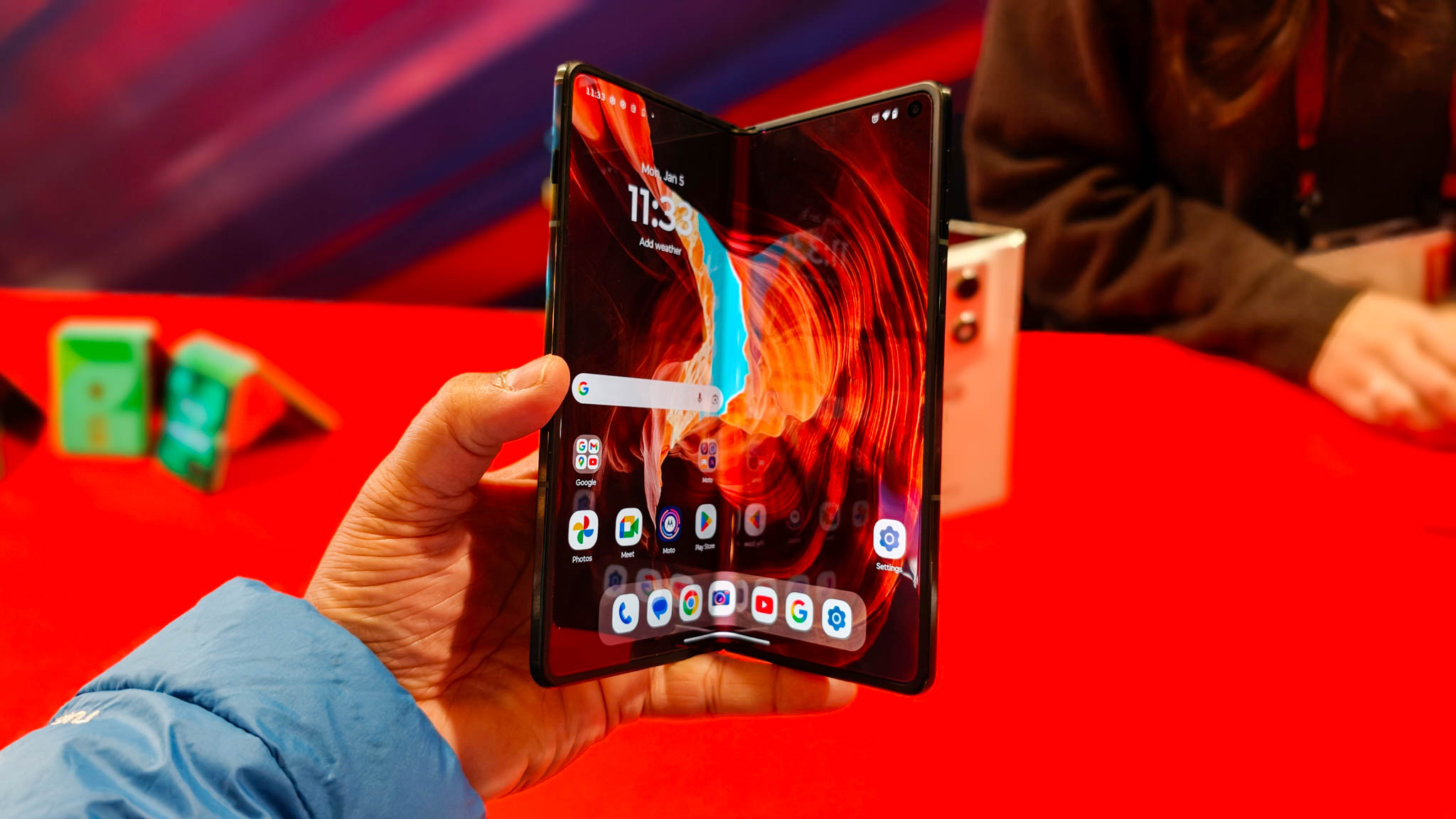 Motorola Razr Fold hands-on testing