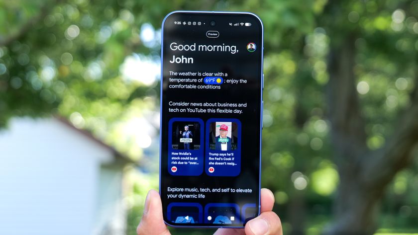 Google Pixel 10 in the hand.