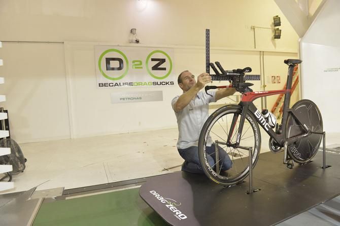 Smart looks to find the best position for the BMC rider