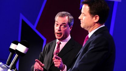 Farage Clegg debate