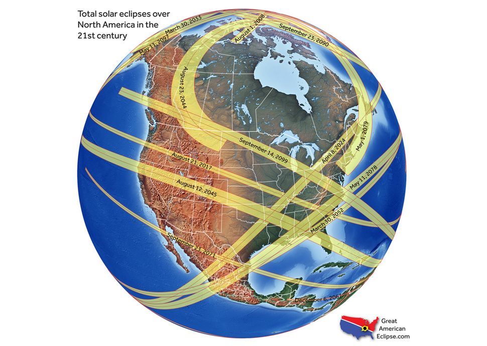 Total Solar Eclipse of 2024 Here Are Maps of the 'Path of Totality