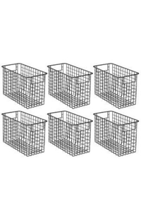 mDesign Metal Storage Basket Bin: View at Target