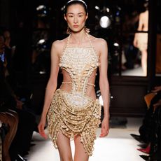 Balmain runway look