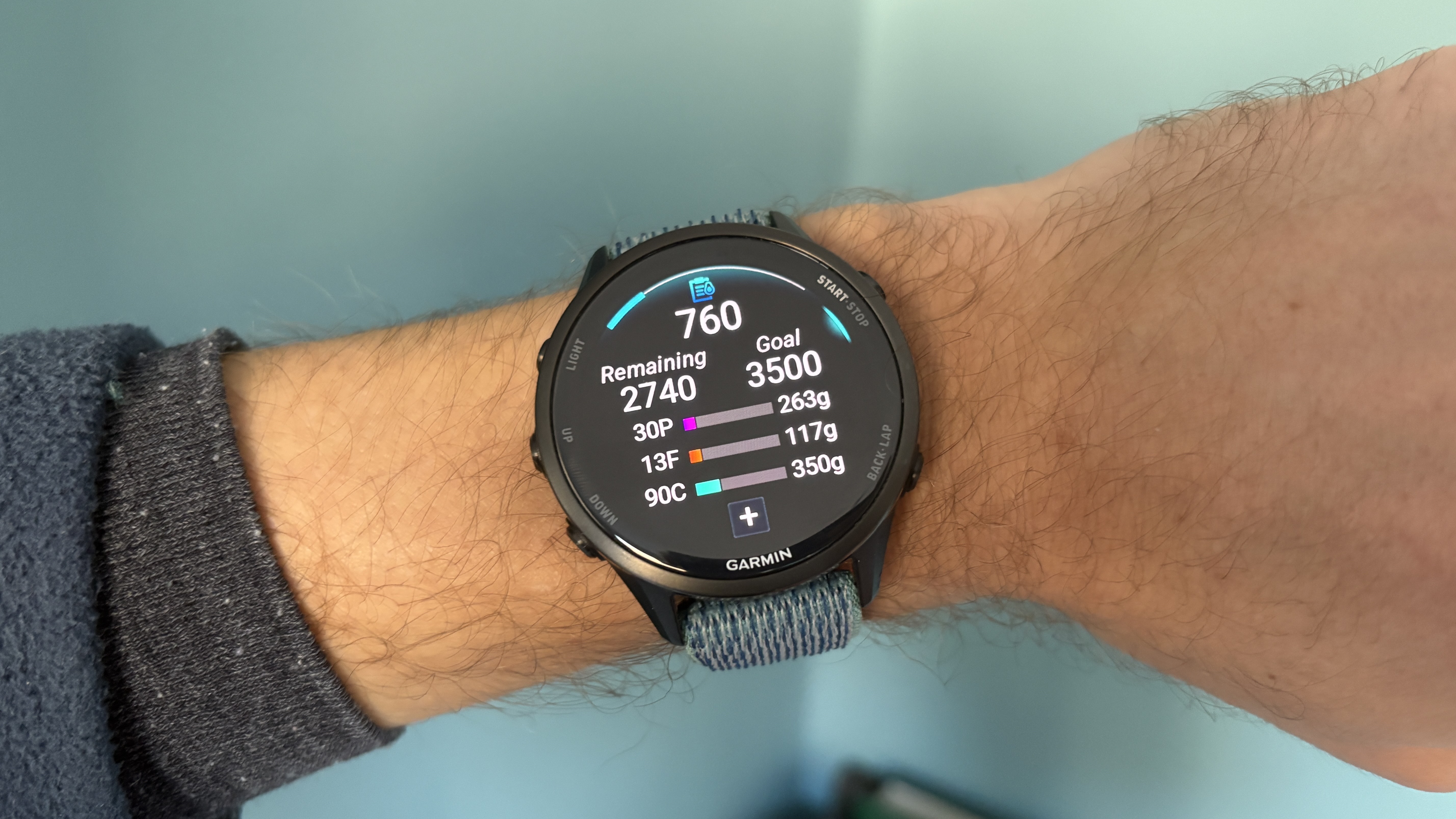 Garmin Nutrition Tracking