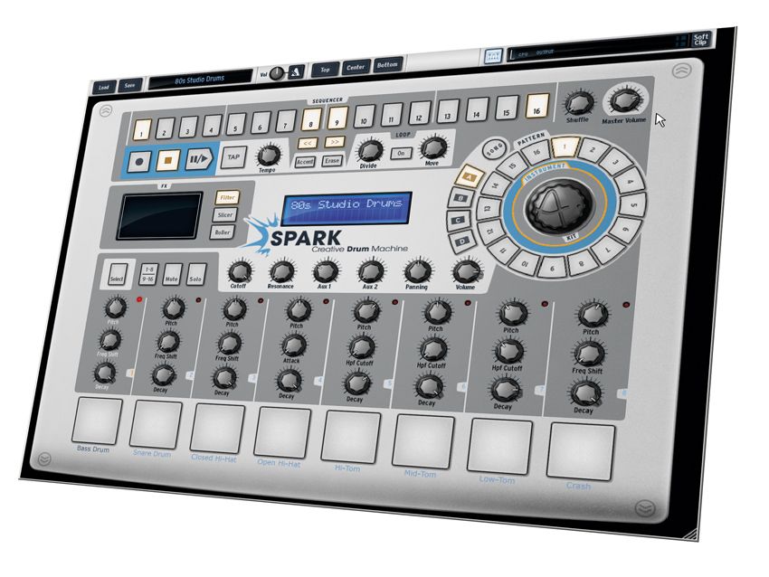 Spark's software end allows deeper instrument editing and sequencing.