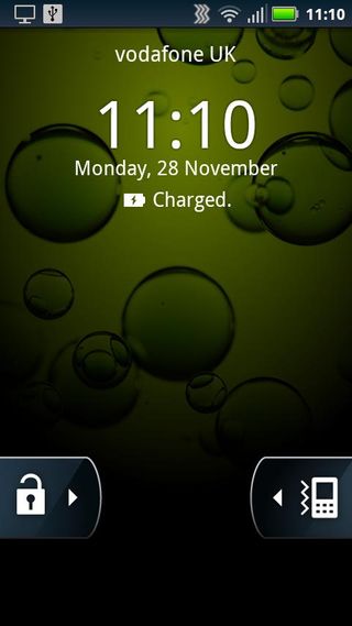 Motorola defy+ lock screen