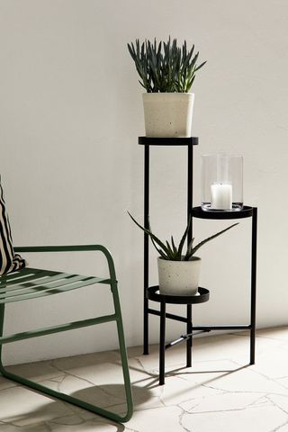 Tiered Plant Stand in Metal