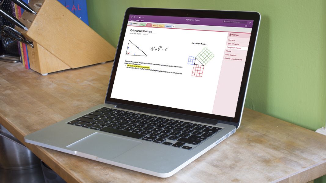 mac version of onenote