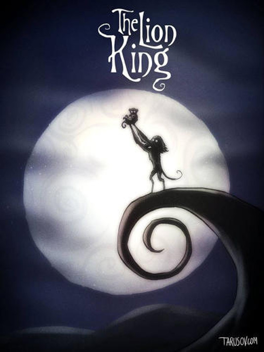 Disney films Tim Burton style: The Lion King