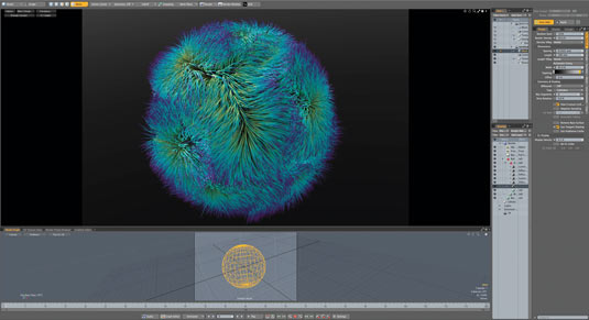 To create more convincing hair shapes, add as much variety as you can