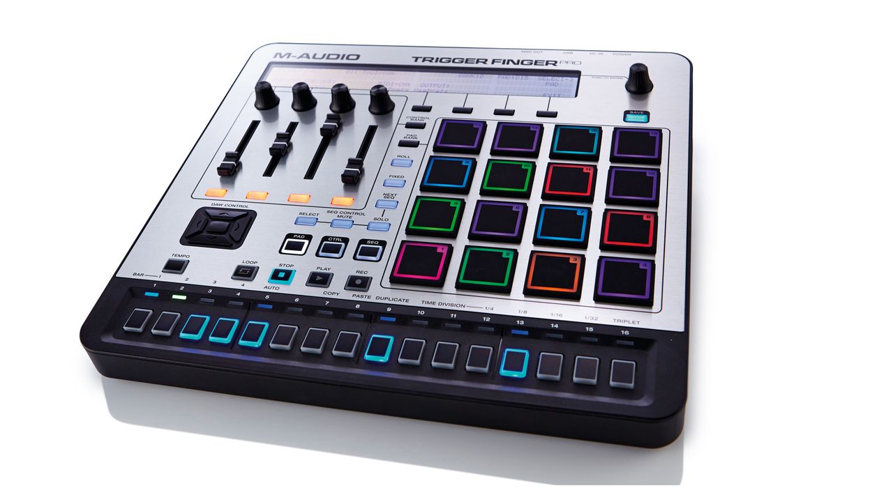 16 pads can be triggered in groups of four banks, giving you access to 64 sounds to be triggered at once
