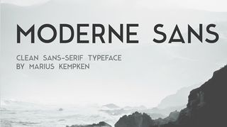 Free font: Moderne Sans