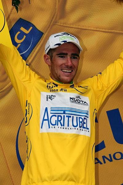 Feillu celebrates as his last-minute jump on the Tour team proved a good move by the team.