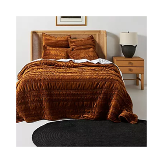 velvet brown comforter