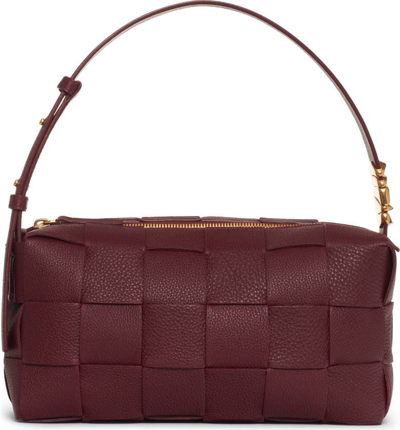 Cassette Intrecciato Leather Shoulder Bag