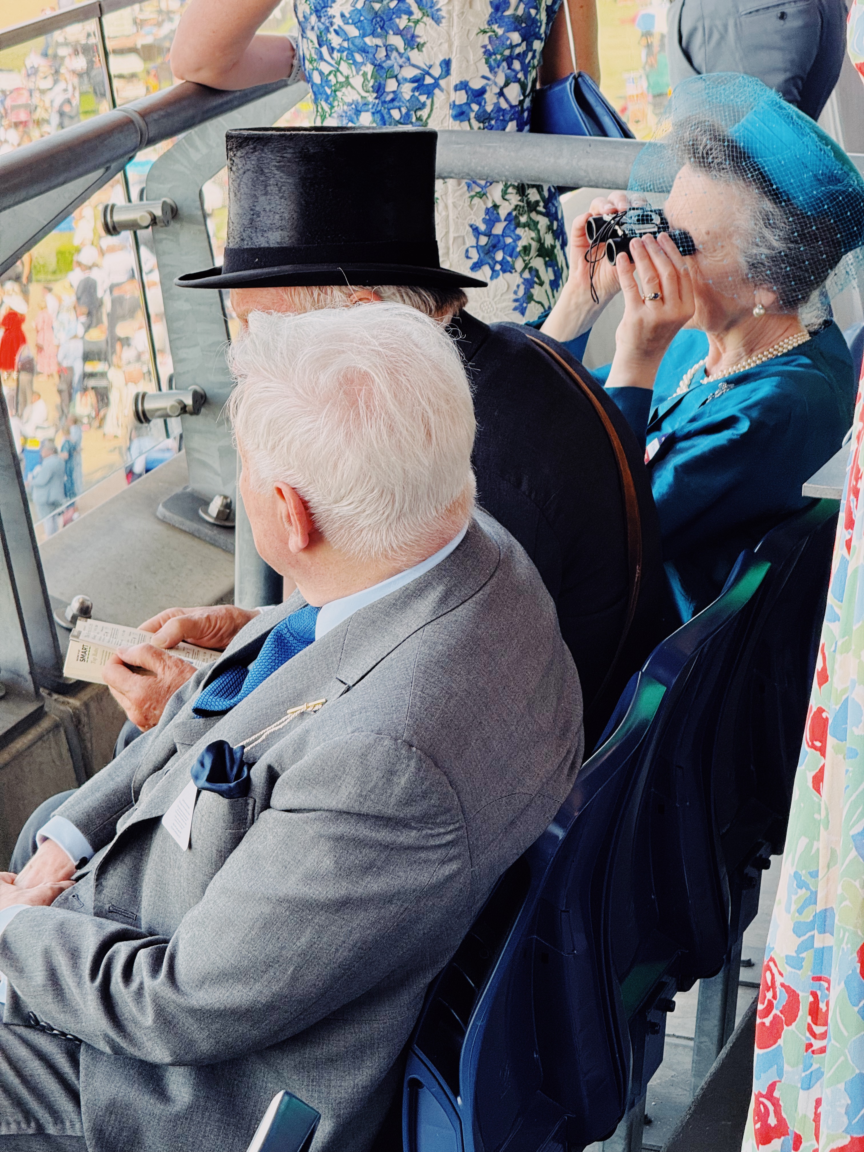 People at Royal Ascot in morning dress