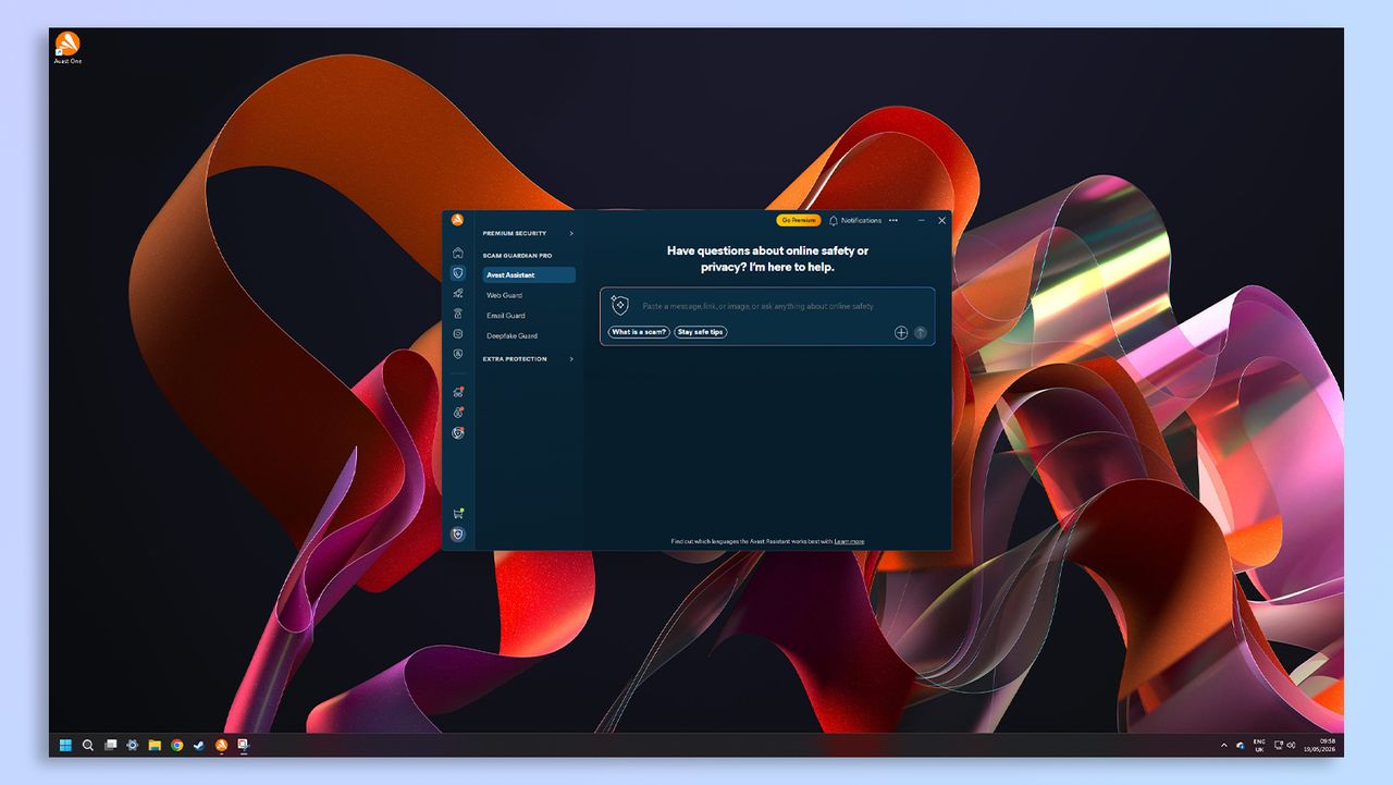 Avast One antivirus software screenshot