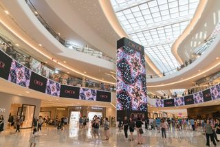 Absen LED displays in a mall.