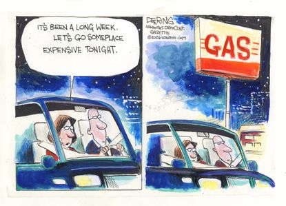 Political cartoon