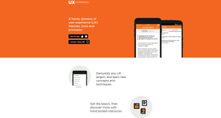 UX Companion landing page