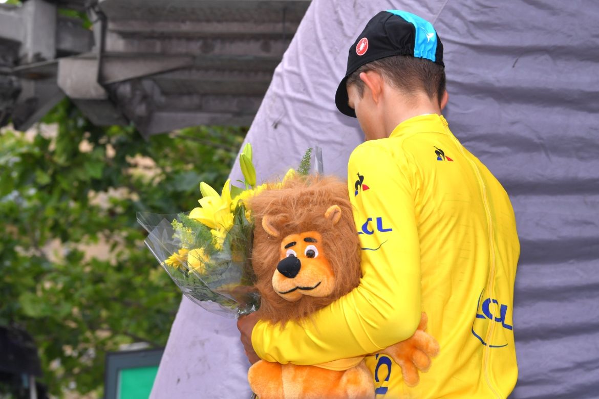 Michal Kwiatkowski in yellow