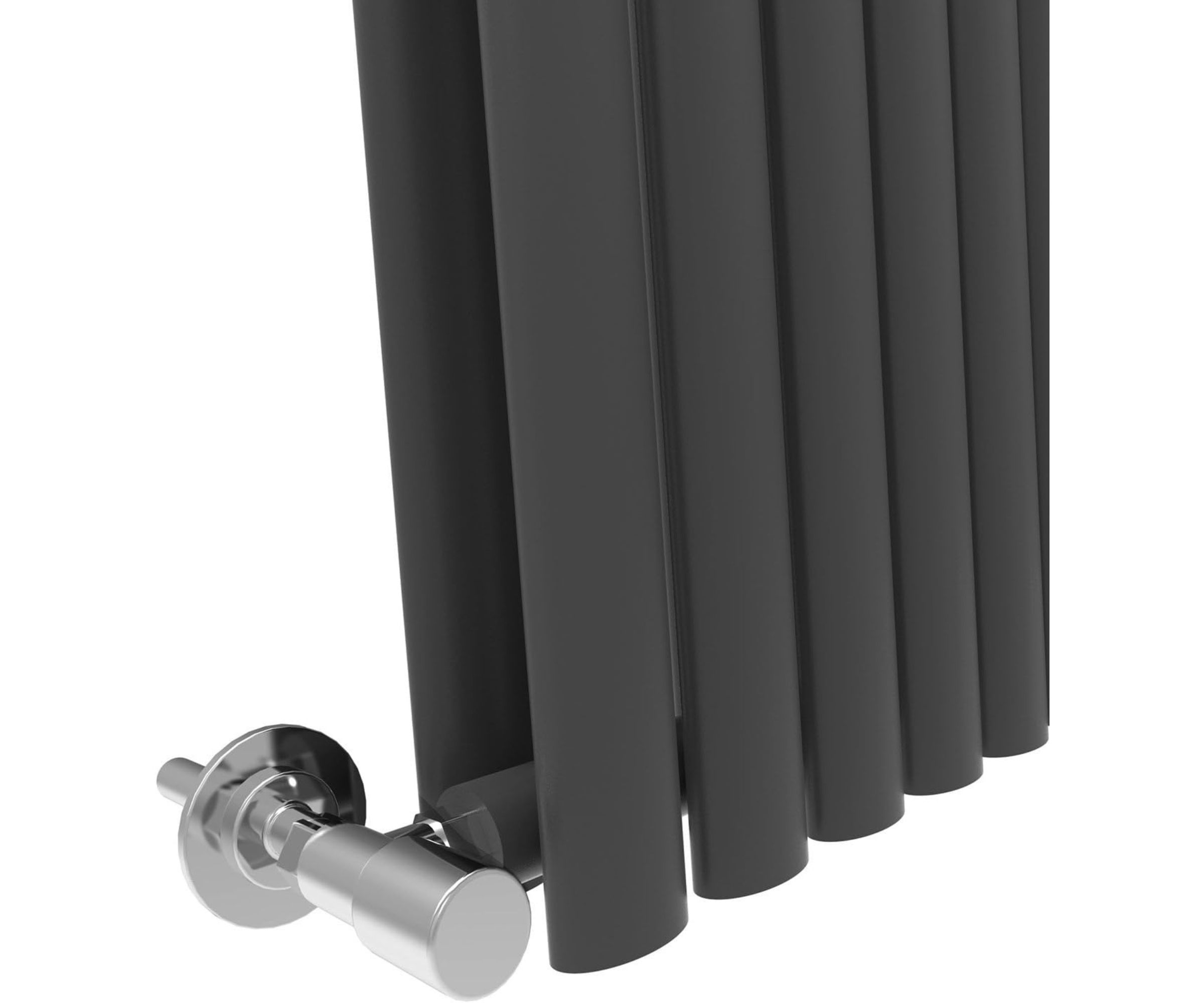 ELEGANT Designer Radiator Double Column close up of valve