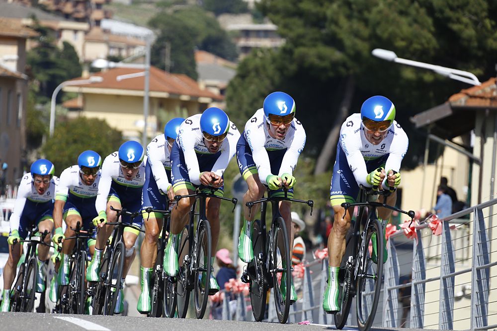 Orica-GreenEdge in the stage 1 TTT