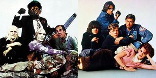 The Texas Chainsaw Massacre 2 and breakfast club side-by-side poster