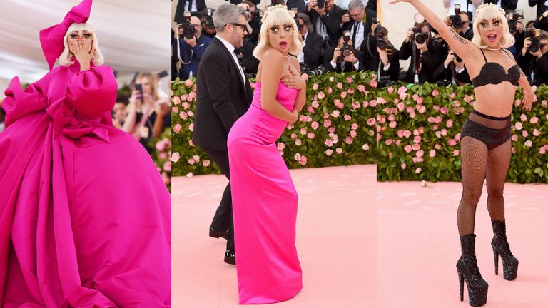 Pink, Dress, Event, Fashion, Shoulder, Gown, Flooring, Magenta, Carpet, Haute couture,