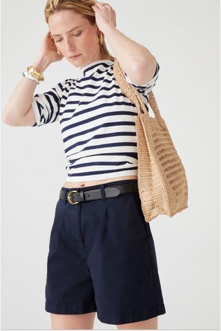J.Crew Pleated Capeside Chino Short