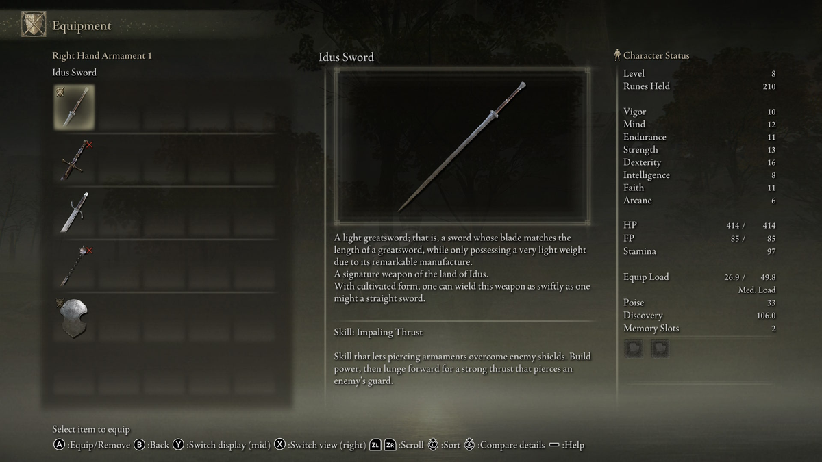 Elden Ring Tarnished Edition - Idus Greatsword