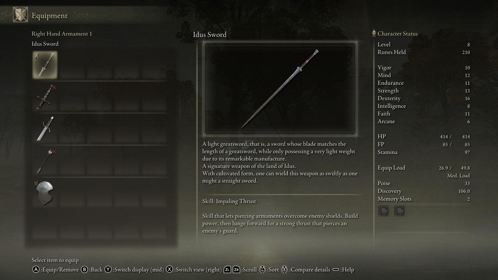 Elden Ring Tarnished Edition - Idus Greatsword