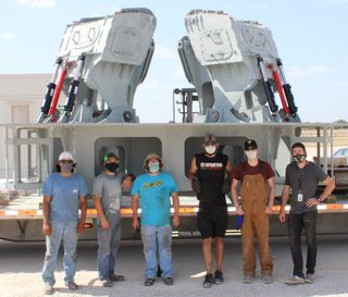 The Mobile Launch System was completed at Firefly test and fabrication facilities in Briggs, Texas on July 20, 2020, for shipment to Vandenberg Air Force Base in California.