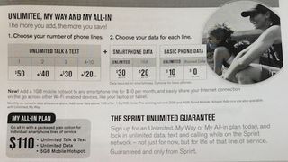 Sprint Unlimited My Way leak