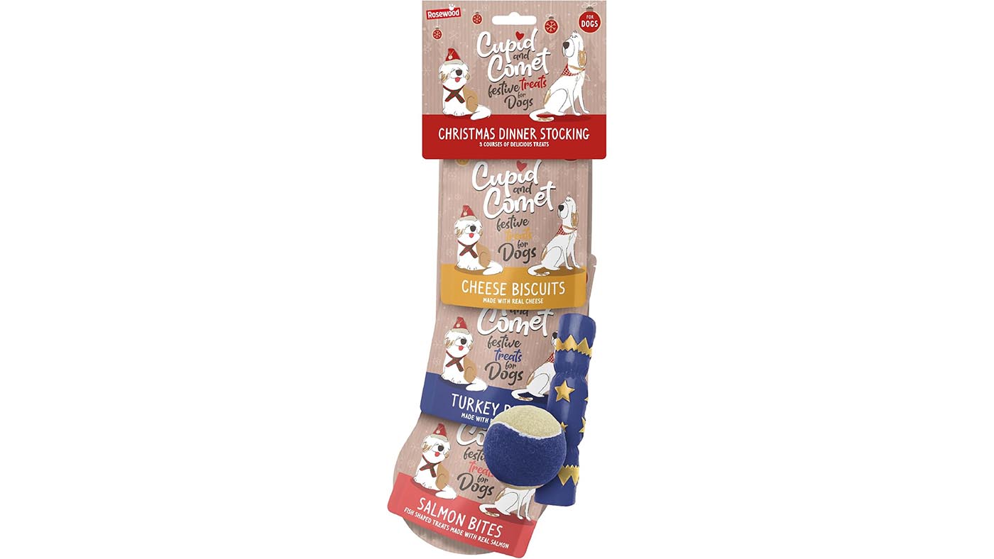 Rosewood Christmas Dinner Dog Stocking