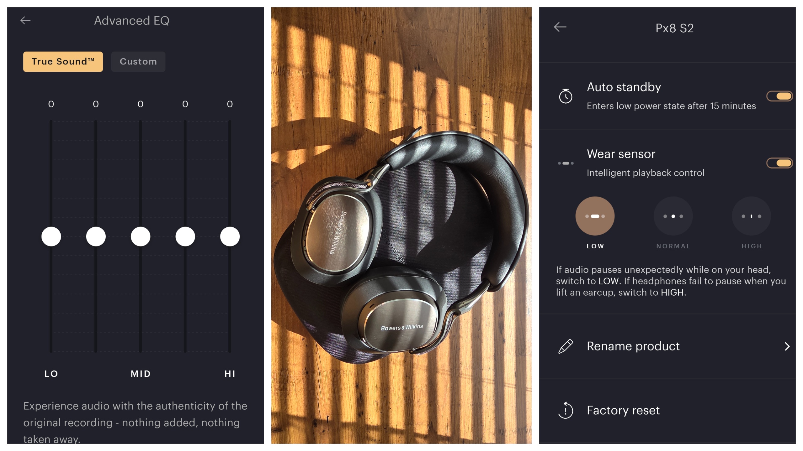 Bowers and Wilkins px8 s2 app