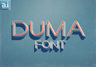 Free font: Duma