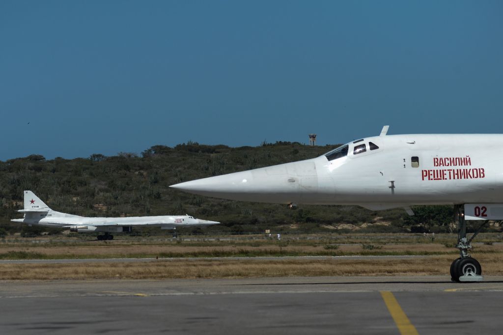 A Russian bomber.