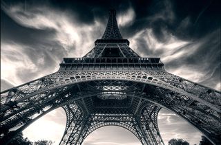 The Eiffel Tower as you've never seen it before. Image © Roger Madsen