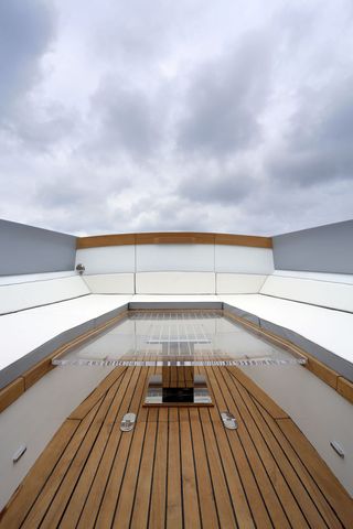deck of a motorboat