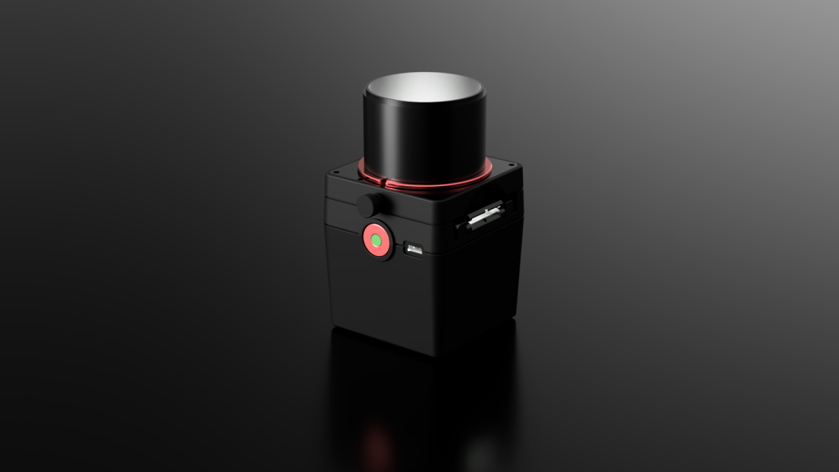 Valoi easy35 v2 film scanner on a dark background