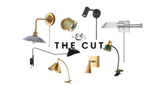 an assortment of reading lamps