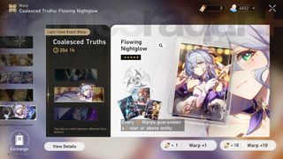 Honkai Star Rail Banner Schedule - Coalesced Truths: Flowing Nightglow